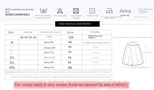 Women High-Waisted Skirt Winter A-Line Mid-Length with Elastic Waist and Slim Thickened Skirt4