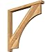 Ekena Millwork BKT0402X36X36WTL05RWR Westlake Block Rough Sawn Bracket w/Offset Brace, Western Red Cedar