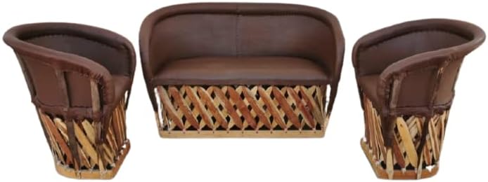 Living Room Furniture Equipal Handmade By Equipales San Jose Brown Color Mexican Traditional Style Ideal for your home, house, garden, office, restaurant, hotel, bar, beach, living room, bedroom