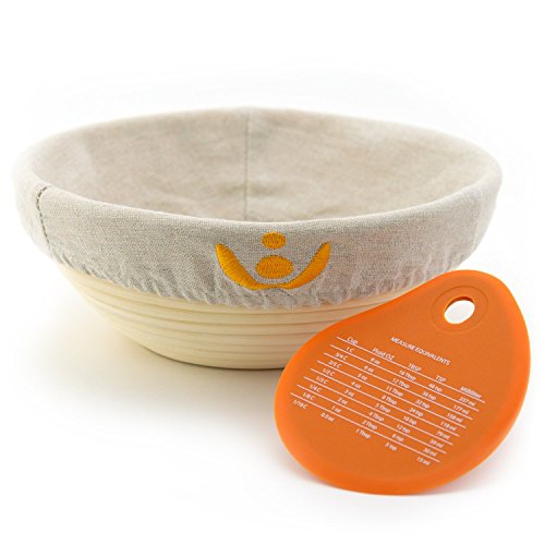Banneton Bread Proofing Basket, Sourdough Brotform Natural Rattan Basket for Bread Baking