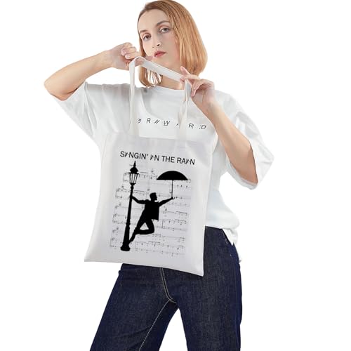 Bolso tote musical para fans de teatro y drama, regalo temático miniatura 2