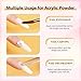 LanFo 36 Colors Acrylic Nail Powder Set Pink Brown Glitter Acrylic Powder Quick Drying Nail Acrylic Powder Professional Acrylic Nail Art Kit for French Nail Extension