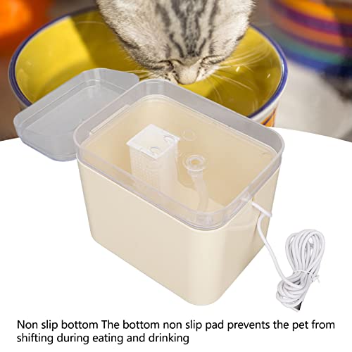 Fuente de agua para gato 2 en 1 automática y silenciosa miniatura 4