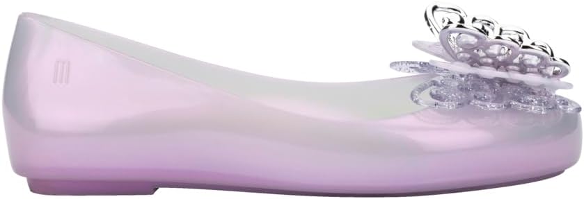 Butterfly Sweet Love Flat in Lilac Pearly by Mini Melissa