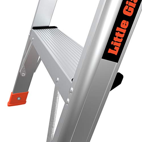 Little Giant Ladders, Flip-N-Lite, 4-Foot, Stepladder, Aluminum, Type 1A, 300 lbs Rated (15272-001)