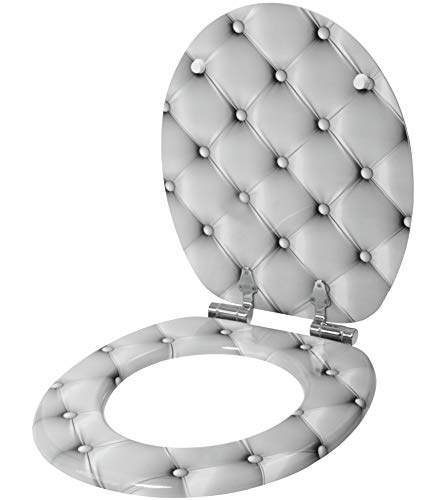 Sanilo Soft Close Toilet Seat, Wide Choice of New Toilet Seats, Stable Hinges, Easy to Mount (Comfort) - Image 4