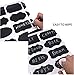 Handy and professionalRemovable Labels, 40 Pcs Chalkboard Labels, Water-Proof Plastic Multi Shape Chalkboard Stickers, Ideal for Marking Mason Cans, Jelly Cans, SPR