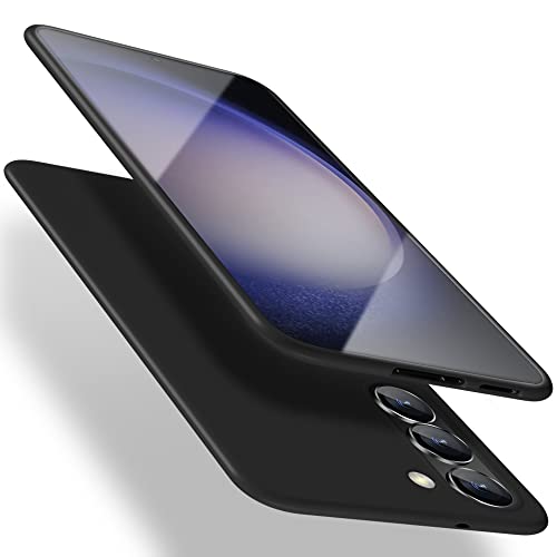 X-level for Samsung Galaxy S23 Plus 5G Case, [Guardian Series] Ultra Thin Slim Soft Flexible TPU Bumper Matt Finish Protective Phone Cover Case for Samsung Galaxy S23 Plus 5G - Black