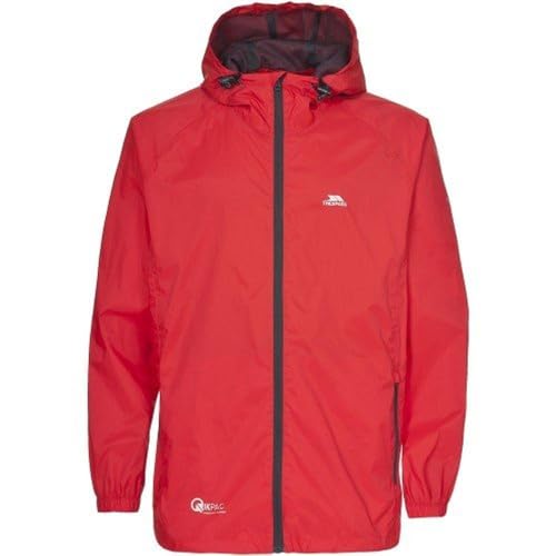 Image of Trespass Qikpac Kids Waterproof Breathable Jacket Boys Girls School Raincoat