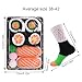 Imagen de Genérico Pack de 5 Pares de Calcetines de Sushi