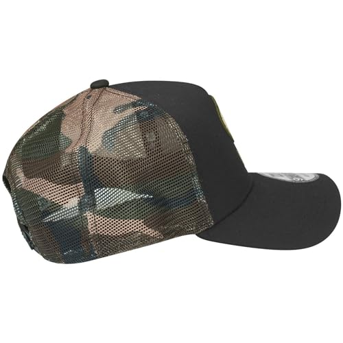 new era snapback trucker cap new york jets wood camo Unique - vue 4