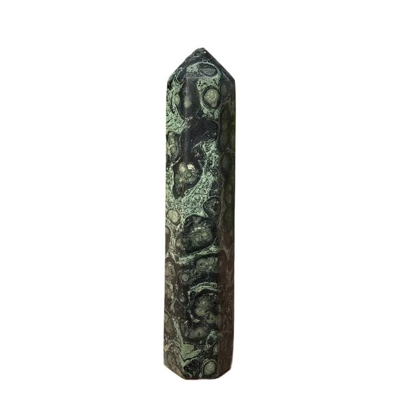 Cristal de quartz obélisque de jaspe et pierre naturelle brute de 350g pour lithothérapie
