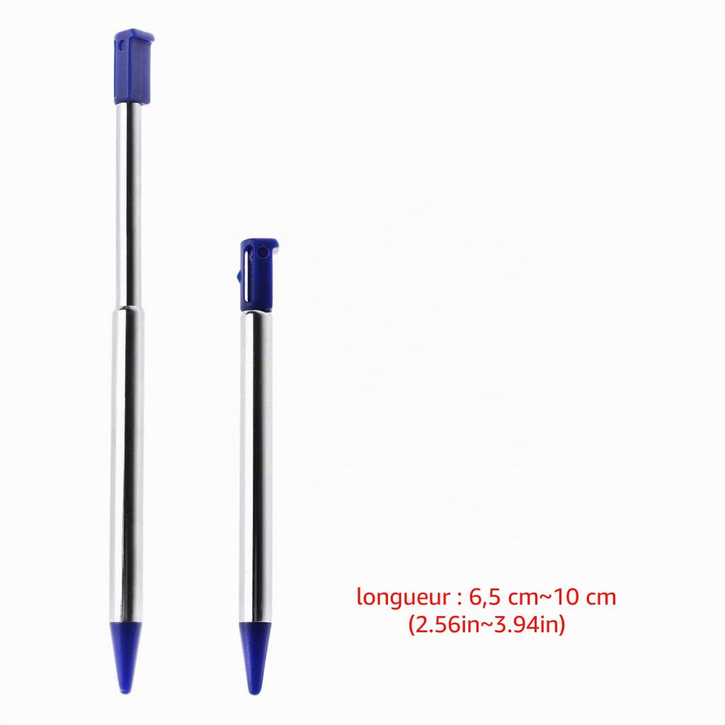 Stylets courts réglables pour 3DS pour stylet tactile extensible