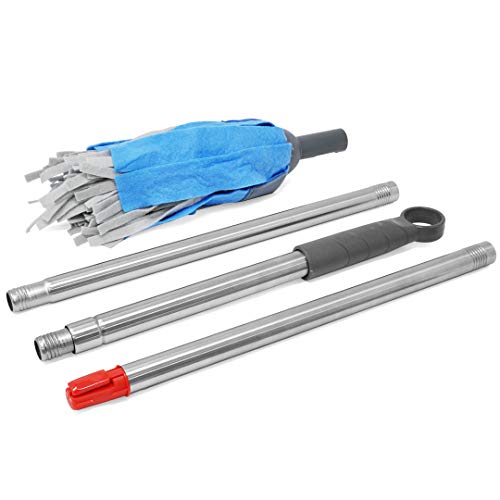 Fayina Premium Viscose Wet Mop For Hardwood, Laminate, Tile Flooring With Stainless Steel Handle Extendable Up To 56 Inches #TOP1