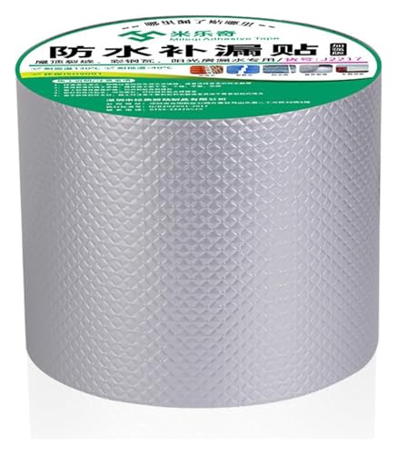 Ruban étancheRuban étanche Ruban de réparation multi-usages Sealan fournit un joint étanche instantané Aluminium carré épaissi au diamant for la réparation des fuites et des fissures du toit(10cm wide