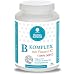 Produktbild Vitamin B Komplex Hochdosiert (100% NRV) + Vitamin C | 60 Kapseln ( keine Tabletten ) | Alle 8 B Vitamine B1 B2 B3 B5 B6 B7 (Biotin) B9 (Folsäure) B12 - Laborgeprüft ohne unerwünschte Zusätze