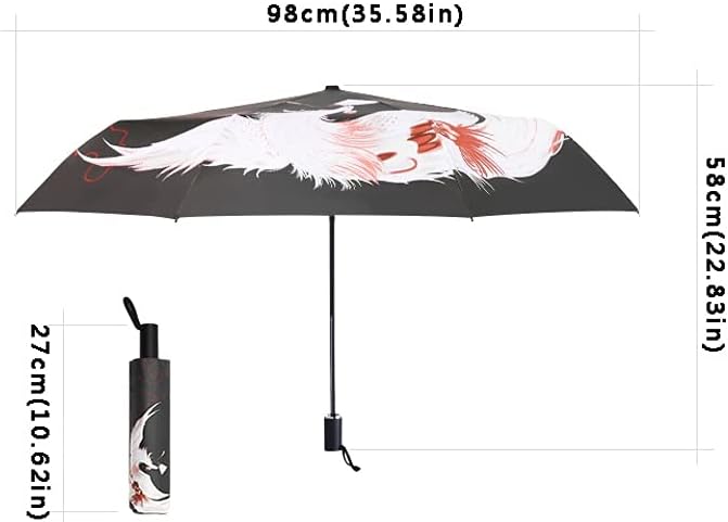 Umbrella,Travel Umbrella,Umbrellas for Rain Automatic Folding Umbrella, weight Portable Compact Umbrella Women's and Men's Umbrellas Travel Umbrella