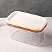 Butter Cutting Box Cheese Cutting Container Sealed Rectangular Storage Box Kitchen Tool for Picnics and Camping
