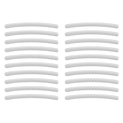 JIAWEIIY Pegatina Reflectante de Seguridad para Ruedas de Coche, calcomanías Reflectantes de Rayas de neumáticos de Rueda Cover