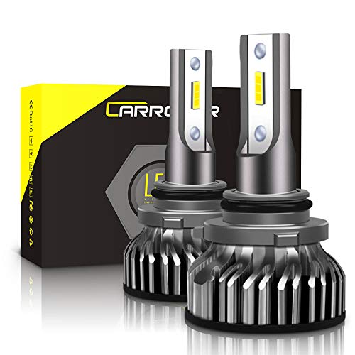 9006 HB4 LED Headlight Bulbs, CAR ROVER 50W 10000Lumens Extremely Bright 6000K CSP