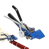 Gleichmäßige Spannungskontrolle: Die Bandplattenzange bietet dank des fortschrittlichen Druckanpassungsmoduls eine gleichmäßige Spannungsverteilung, wodurch eine präzise Umreifung Kontrolle möglich ist, um Materialschäden zu vermeiden und die Produktionseffizienz in anspruchsvollen Arbeitsumgebungen wie Lagern oder Produktionsanlagen zu steigern.