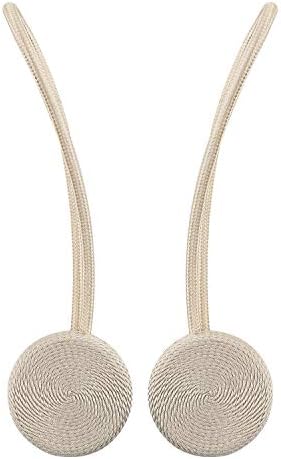 Embrasses à Rideaux Embrasses De Rideau Faites À La Main, Cravates De Rideau En Corde De Coton, Sangles Modernes De Rideau D'aimant, Attache De Rideau De Salon, Aucune Installation Requise