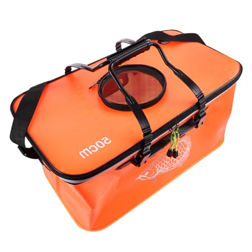 Seau de pêche portable pour la randonnée et le stockage de poissons vivants