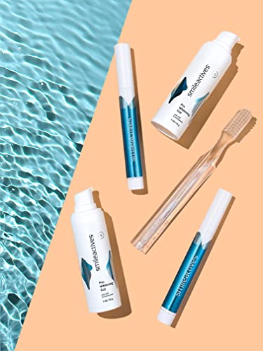 Smileactives Teeth Whitening Kit - 1Oz (Pack Of 3) - Features Clinical-Grade Hydrogen Peroxide For Long Lasting White Teeth, Simply Add To Toothpaste To Permanently Remove Coffee Stains & More! #TOP6
