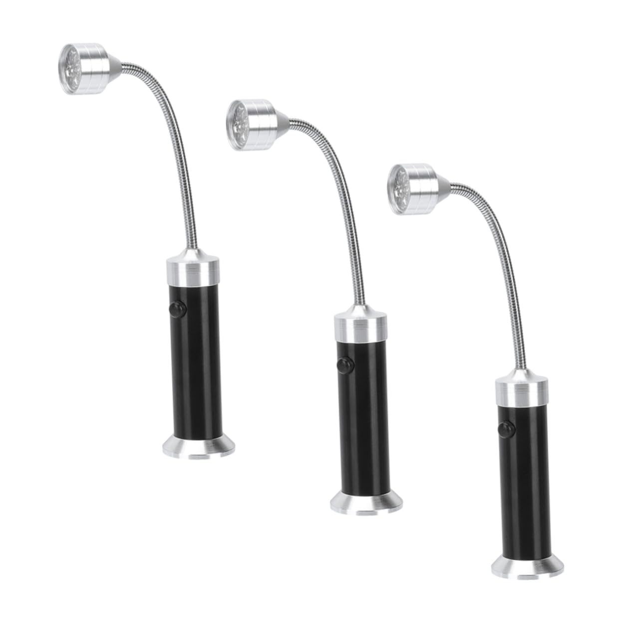 Artibetter 3pièces Lampe Torche Flexible LED Extérieur Avec Base Magnétique