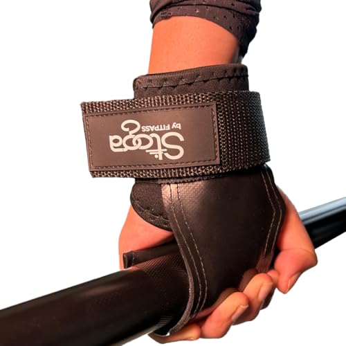 Image of Stoga PowerGrip Lifting Straps | All-in-One Weightlifting Straps with Wrist Support, Non-Slip Pad for Deadlifts, Pull Ups & Gym Workouts