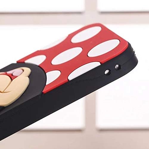 TopSZ Case for iPhone 8/7/6/6S 4.7”,TopSZ Cute Silicone Couple Lover 3D Cartoon Cool Kawaii Animal Cover,Soft Rubble Skin for iPhone 8 7 6,Funny Character Cases for Kids Girls Teens boy Guys-Minnie