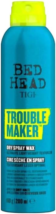 Bed Head by TIGI - Trouble Maker Dry Spray Hair Wax - Texture Finishing Spray - 200 ml