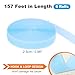 PATIKIL 6 Rolls 157Ft Carpet Marker Strips, Nylon Floor Tape for Areas and Flow Line Up for Classroom, Social Distance, Office, Light Blue