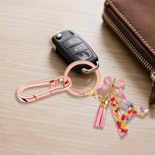 Metal Keychains for Women Men, Key Chain Ring Clip Holder Organizer for Home Car, Cut Keyring Accessories2
