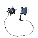 Demon Kimetsu no Yaiba Gyomei Himejima Foam Axe Meteor Hammer Cosplay Weapon Cosplay Anime Himejima Gyoumei AEX Foam Fantasy Samurai Sword Relicas Cosplay Anime Costume Katana Xmas Gift