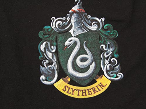 Bioworld Harry Potter Slytherin House Shield Men's Black Sleep Pajama Shorts2