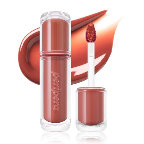 Image of Peripera Mood Glowy Tint | Watery Glow Finish, Buildable Fresh Color, Long-Lasting Stain | Lightweight & Non-Sticky | K-Beauty Lip Tint, Safe for Sensitive Lips (20 BROWN YAKGWA)