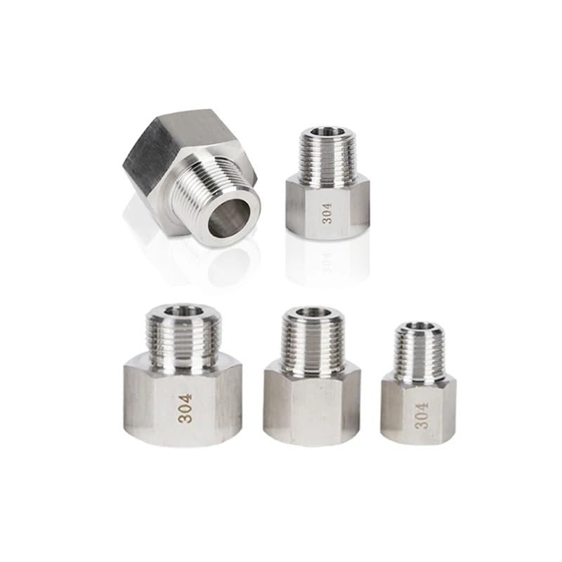 Reductor recto G1/8 hembra a M5 macho de acero inoxidable 304 3