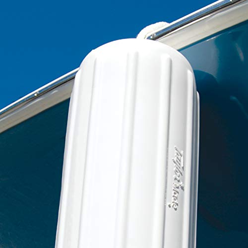 Taylor Made Big B Inflatable Boat Fender, Black Onyx (6" x 15") End-to-End Line Passage Fits 5/8" Rope, Hangs Horizontally or Vertically, Ribbed Technology, Needle Valve, Marine-Grade Vinyl - 71025 - image 7