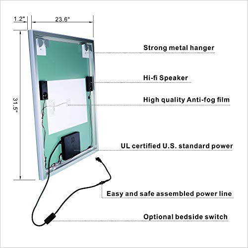 Homecart Bathroom LED Mirror 24