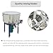 WYDDDARY 441LB (200kg) Industrial Mixer Machine - 7500W 220V 3PH, 48RPM Vertical Blender, 430 Stainless Steel, Dry & Wet Powder Particle Color Granule Mixer for Plastics, Metallurgy etc.
