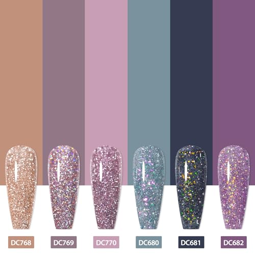 Set de Esmaltes de Gel Brillantes MTSSII 8 Piezas miniatura 4