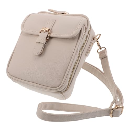 Sacoche bandoulière portable blanche pour voyages et plein air