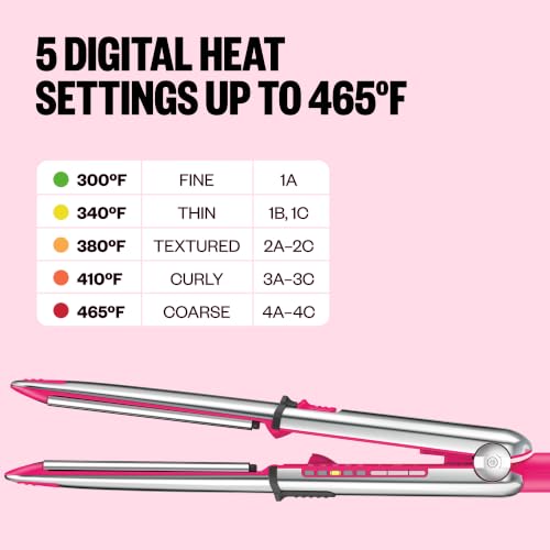 Image of BaBylissPRO Nano Titanium Prima Ionic Hair Straightener - Professional Flat Iron & Curling Iron in One for Stylists, Pro Styling Hair Tool