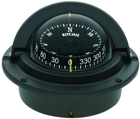 ''Ritchie F-83 Voyager Compass - Flush Mount - Black