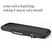 immagine 2RAIACE Custodia da Viaggio Rigida per Chiavi MX Logitech Tastiera illuminata Wireless avanzata, Custodia - Nero (Fodera Nero)