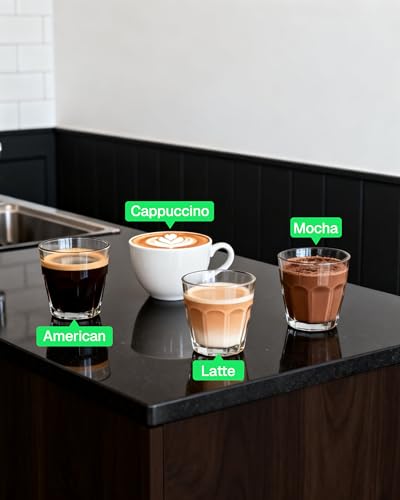 Image of HBN Espresso Machine, 3.5Bar Cappuccino & Latte Maker, 2-4 Cup Stainless Steel Coffee Machine with Milk Frother, 800W Espresso Machine Maker with Steamer, Compact Coffee Maker for Home and Office