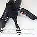 Denman (Black) Mini Paddle Cushion Hair Brush for Blow Drying, Detangling & On the Go Travel - Comfortable Styling, Straightening & Smoothing - For Women and Men, D84