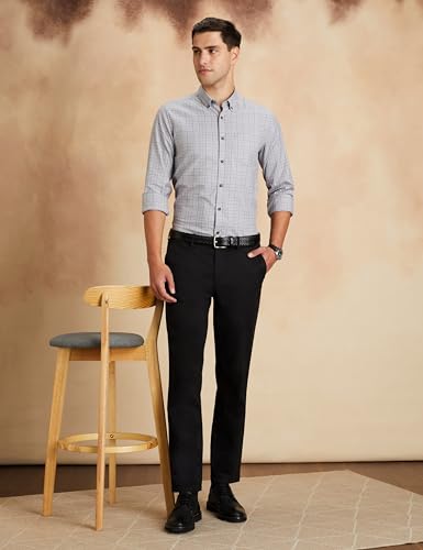 Image of Symbol Premium Men's Regular Fit Flexi Waist Casual Pants | Stretchable Chinos | Stylish Office Fashion Trousers