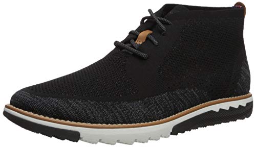 Hush Puppies Men's Expert Chukka Knit Boot, Black Multi, 10.5 M US